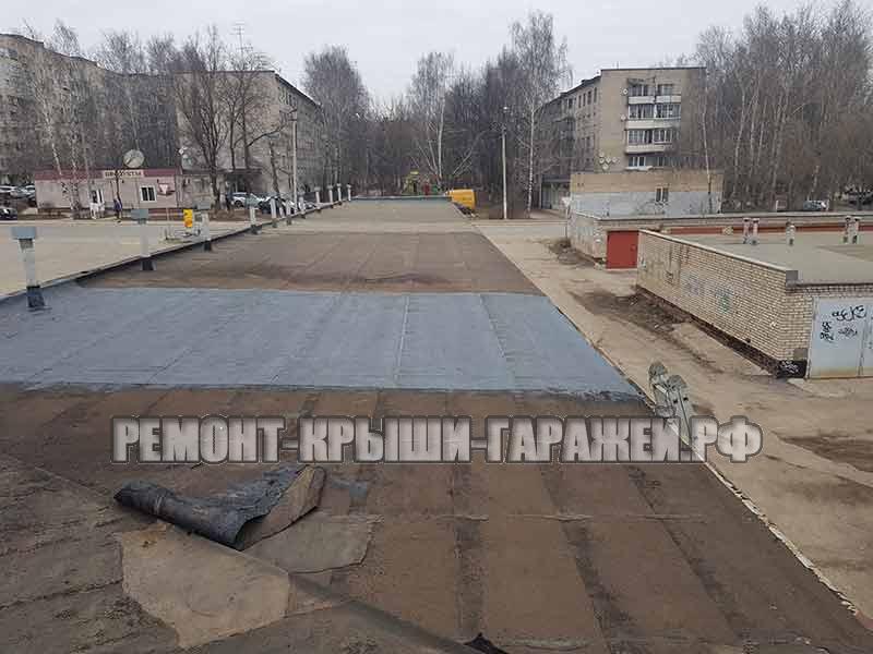 Ремонт крыши гаража Истра3