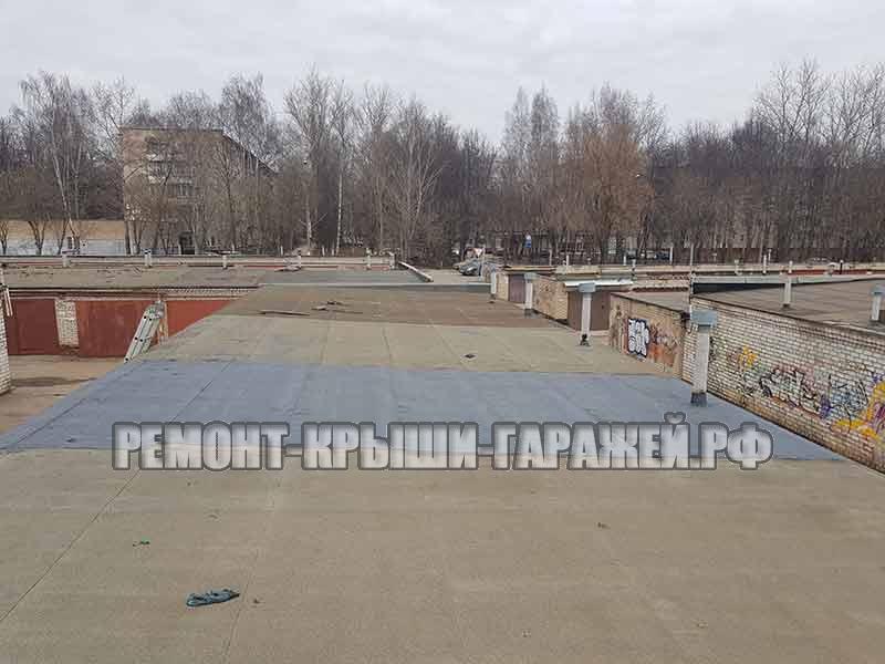 Ремонт крыши гаража Истра6